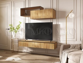 Стенка Норд-2 дуб крафт (Миф) в Полевском - polevskoj.mebel-e96.ru