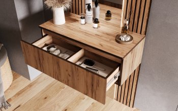 Тумба с зеркалом Норд (Миф) в Полевском - polevskoj.mebel-e96.ru