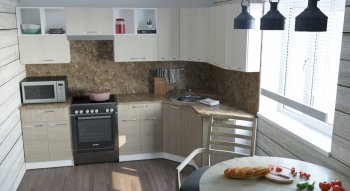 Кухонный гарнитур Ольга оптима 5 2700х1600 мм (Герда) в Полевском - polevskoj.mebel-e96.ru