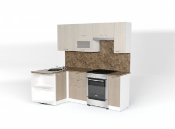 Кухонный гарнитур Ольга прайм 2 1300х2100 мм (Герда) в Полевском - polevskoj.mebel-e96.ru