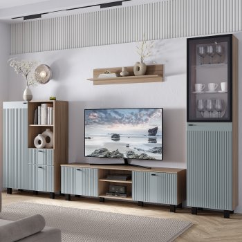 Тумба под ТВ Олива ТБ-09 шарли бриз (БТС) в Полевском - polevskoj.mebel-e96.ru
