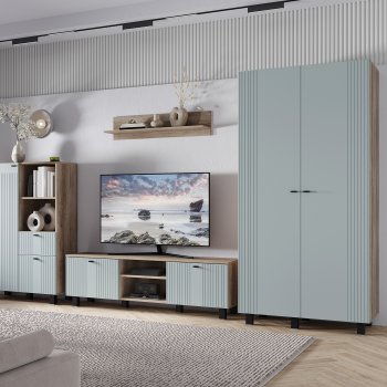 Тумба под ТВ Олива ТБ-09 шарли бриз (БТС) в Полевском - polevskoj.mebel-e96.ru