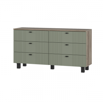 Комод Олива КМ-04 эквалипт софт (БТС) в Полевском - polevskoj.mebel-e96.ru