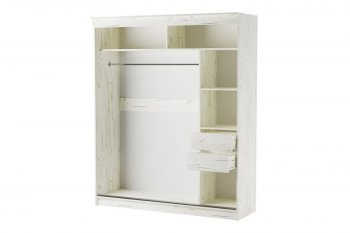 Шкаф-купе 1800 мм Орион крафт белый(Памир) в Полевском - polevskoj.mebel-e96.ru
