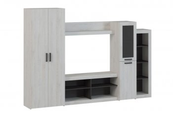 Стенка OSKAR4 сосна белая (Генезис) в Полевском - polevskoj.mebel-e96.ru