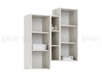 Стенка Оскар крафт белый/графит (Миф) в Полевском - polevskoj.mebel-e96.ru
