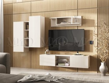Стенка Оскар кашемир (Миф) в Полевском - polevskoj.mebel-e96.ru