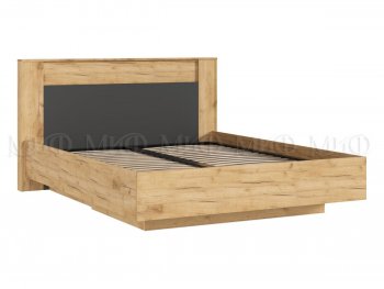 Кровать парящая Остин крафт/графит (Миф) в Полевском - polevskoj.mebel-e96.ru