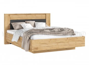 Кровать парящая Остин крафт/графит (Миф) в Полевском - polevskoj.mebel-e96.ru