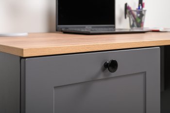 Стол письменный 12.159 Остин графит (Моби) в Полевском - polevskoj.mebel-e96.ru