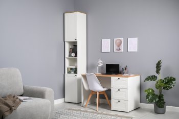 Набор детской мебели Остин белый, модульный (Моби) в Полевском - polevskoj.mebel-e96.ru