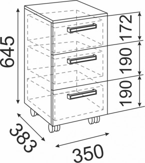 Подростковая мебель Волкер модульная (Риннер) в Полевском - polevskoj.mebel-e96.ru