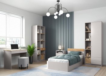 Набор детской мебели Прайм модульный (Олмеко) в Полевском - polevskoj.mebel-e96.ru