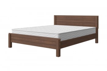 Кровать из массива Рейма дуб коньяк (БМ) в Полевском - polevskoj.mebel-e96.ru
