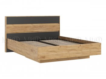Кровать парящая Роджина крафт/графит (Миф) в Полевском - polevskoj.mebel-e96.ru