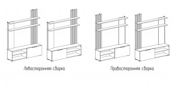 Стенка Роджина крафт/белый гл. (Миф) в Полевском - polevskoj.mebel-e96.ru