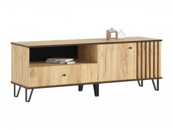 Тумба ТВ (1500) Роджина дуб крафт (Миф) в Полевском - polevskoj.mebel-e96.ru