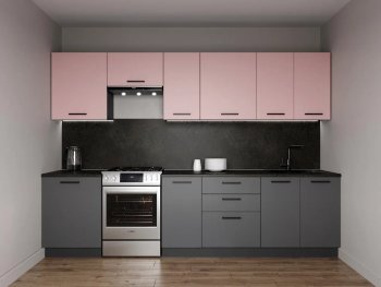 Кухонный гарнитур Роза 3000 мм (Санвут) в Полевском - polevskoj.mebel-e96.ru