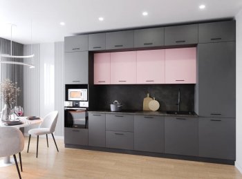 Кухонный гарнитур Роза 3400 мм (Санвут) в Полевском - polevskoj.mebel-e96.ru