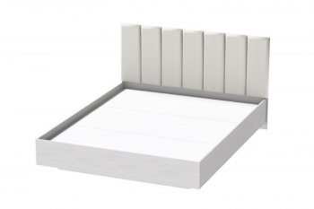 Кровать Шарм (арт.031), настил, экокожа Sontex Milk (Диал) в Полевском - polevskoj.mebel-e96.ru | фото