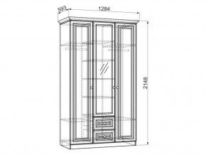 Шкаф 1300 мм 3-х створчатый Белла (Мебельсон) в Полевском - polevskoj.mebel-e96.ru