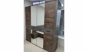 Шкаф 2000 мм КУБА ШР-4 (с зеркалом) (БМ) в Полевском - polevskoj.mebel-e96.ru