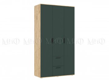 Шкаф 1200 мм Сильвия, крафт/грин (Миф) в Полевском - polevskoj.mebel-e96.ru
