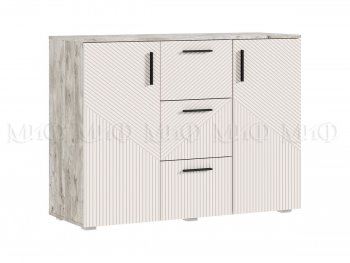 Комод Сильвия, дуб юкон/кашемир (Миф) в Полевском - polevskoj.mebel-e96.ru