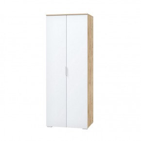 Шкаф для одежды 2х дверный 800 мм Сканди белый (МЛК) в Полевском - polevskoj.mebel-e96.ru | фото
