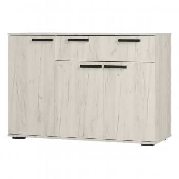 Комод Стандарт 4 NEW крафт белый (БТС) в Полевском - polevskoj.mebel-e96.ru