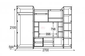 Стенка Александра 10 в Полевском - polevskoj.mebel-e96.ru