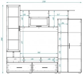 Стенка ТВА-15 с фотопечатью в Полевском - polevskoj.mebel-e96.ru