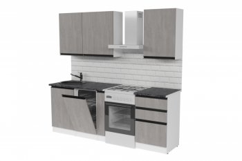 Кухонный гарнитур Сюита стандарт 1600 мм (Герда) в Полевском - polevskoj.mebel-e96.ru