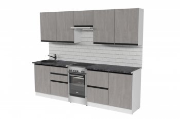 Кухонный гарнитур Сюита мега 2500 мм (Герда) в Полевском - polevskoj.mebel-e96.ru