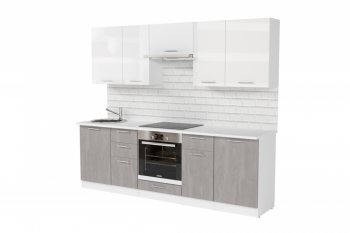 Кухонный гарнитур Терция базис 2400 мм (Герда) в Полевском - polevskoj.mebel-e96.ru