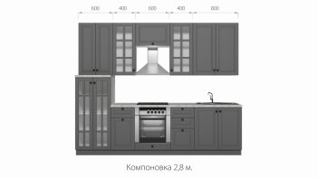 Кухонный гарнитур Верона 2800 мм в Полевском - polevskoj.mebel-e96.ru