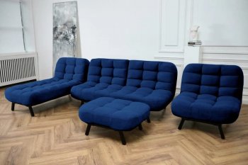 Диван Абри Синий в Полевском - polevskoj.mebel-e96.ru
