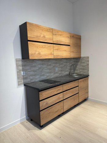 Кухонный гарнитур Лофт 2000 мм (БТС) в Полевском - polevskoj.mebel-e96.ru