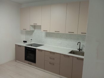 Кухонный гарнитур высокий Латте 3000 мм, Стол. 38 мм в Полевском - polevskoj.mebel-e96.ru