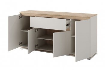 Тумба 4 двери 1 ящик Юта (БМ) в Полевском - polevskoj.mebel-e96.ru